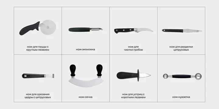 Используйте их правильно: виды, материалы и назначение кухонных ножей