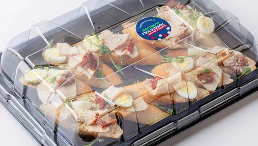 Брускетта цезарь с индейкой, 10 шт