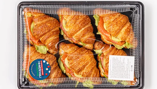 Круассаны с форелью, 6 шт