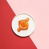 Лодочки с франжипаном и персиками