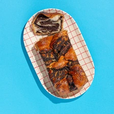 Открытый рулет с маком