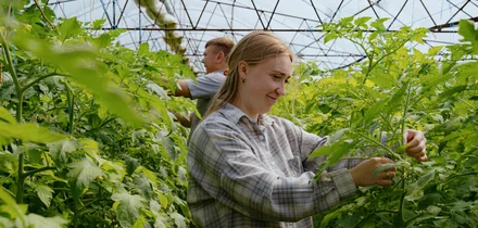 Фермеры Максим и Галина Бирюковы