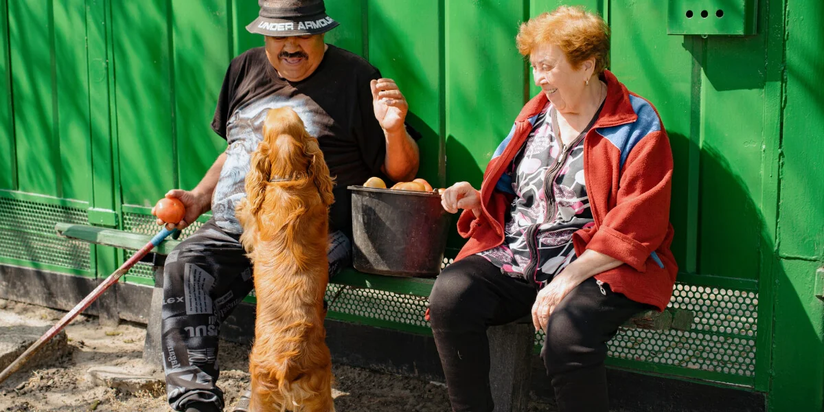 Фермеры Виктор Чернохлебов и Галина Васецкая
