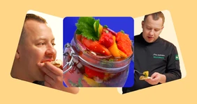 Закуска из печёных перцев