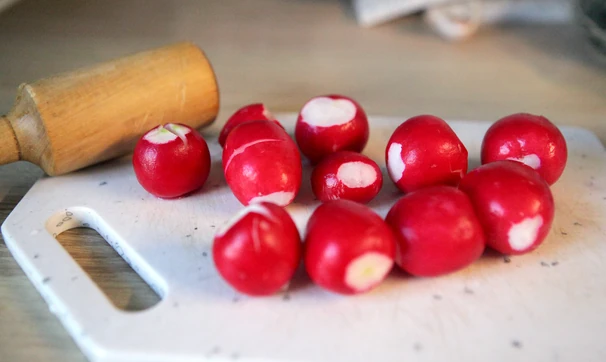 Маринованная редиска, шаг 1/3