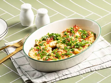 Картофель, запечённый с беконом