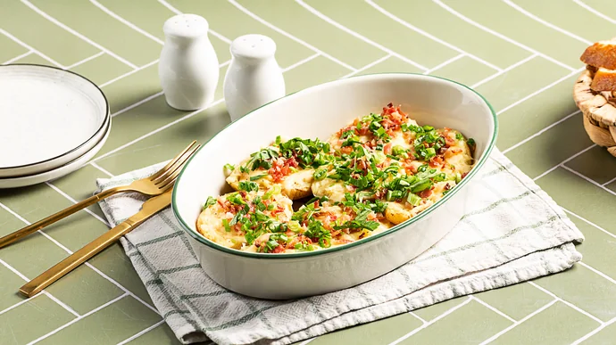 Картофель, запечённый с&nbsp;беконом