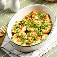 Картофель, запечённый с беконом