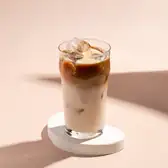 Миндальный айс-латте