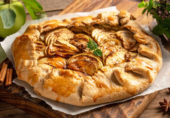 Рецепт «Галета с яблоками»