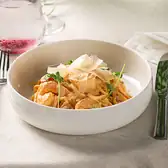 Паста с&nbsp;креветками в&nbsp;сливочном соусе