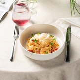 Паста с креветками в сливочном соусе