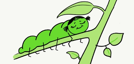 Как гусеница Изольда узнала, что не умеет отдыхать