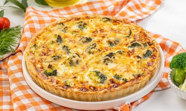 Киш с курицей и брокколи, шаг 8/8