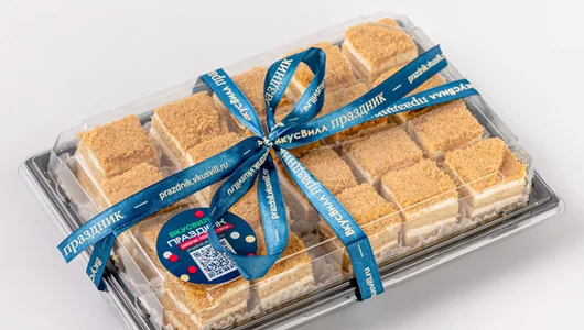 Пирожное «Медовик» мини, 20 шт