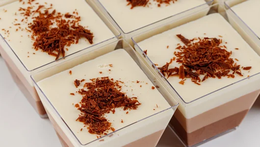 Десерт «Три шоколада» в стаканчиках, 12 шт