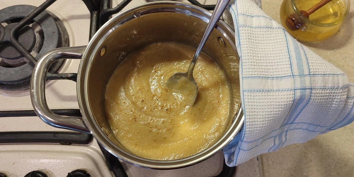 Эксперимент: варим яблочно-медовую горчицу