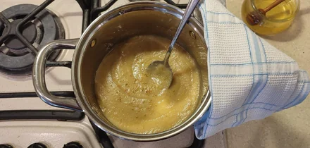 Эксперимент: варим яблочно-медовую горчицу