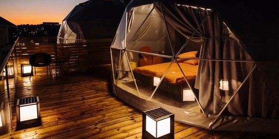 Алло, палатка? Вам доставка из ВкусВилла!