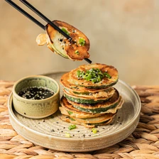 Кабачки в кляре по-корейски