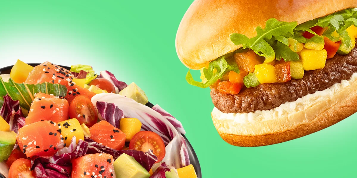 Почему едет он, а не я? Сезонный салат с манго направляется прямо к вам домой