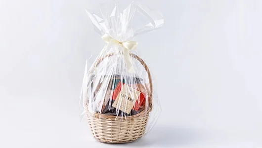 Набор «Кофейно-чайный» в корзине