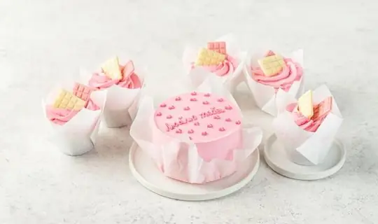 Набор Бенто-торт с капкейками «Люблю тебя»