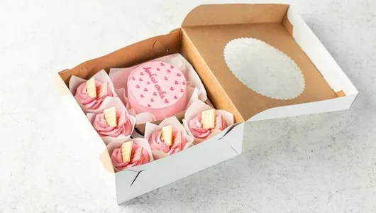 Набор Бенто-торт с капкейками «Люблю тебя»