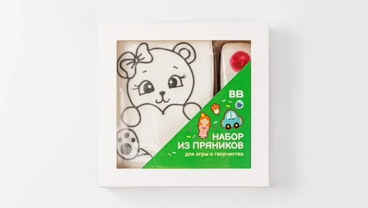 Набор из пряников для раскрашивания «Вкусная Акварель»