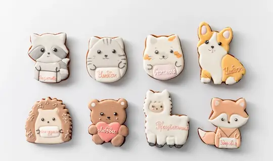 Пряники имбирные с индивидуальным дизайном «Комплимент от именинника», 1 шт