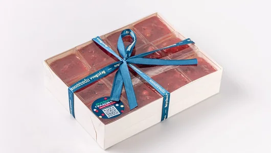 Десерт «Манго-клубника» в стаканчиках, 12 шт