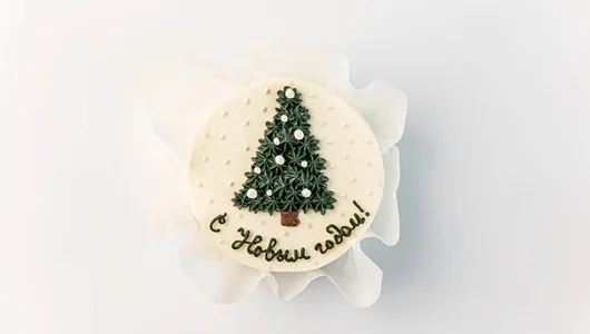 Набор Бенто торт с капкейками «С Новым Годом»