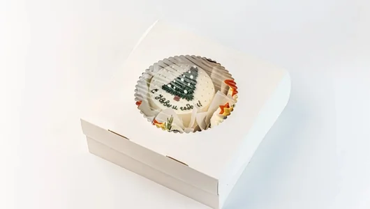 Набор Бенто торт с капкейками «С Новым Годом»