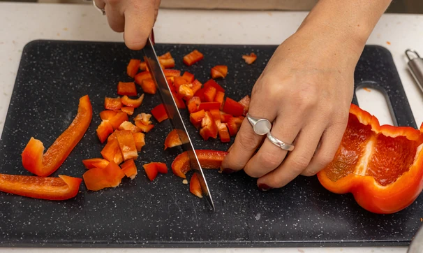 Лодочки из баклажанов с булгуром, шаг 3/8