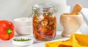 Корейский салат с шампиньонами