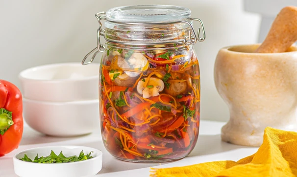 Корейский салат с шампиньонами, шаг 9/9