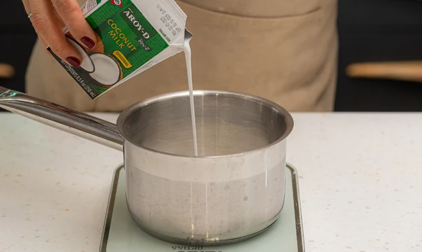 Веганский тарт с карамелью и шоколадом, шаг 3/10