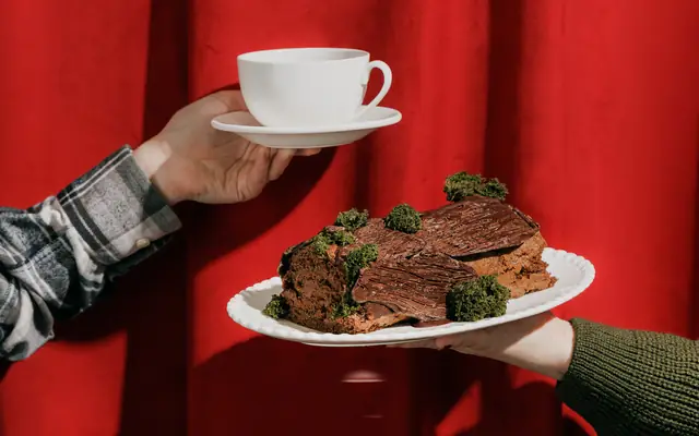 Шоколадное полено