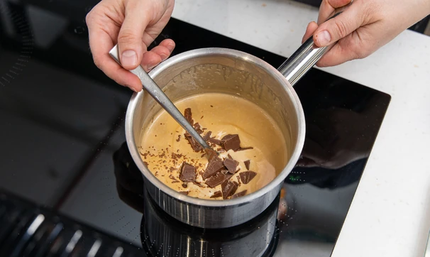 Шоколадное полено, шаг 3/18