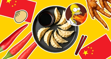 Пить чай из котла, есть куриные лапки для здоровья: еда в Китае