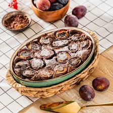 Клафути со сливами