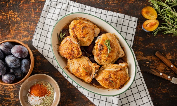 Курица со сливами в духовке, шаг 11/11