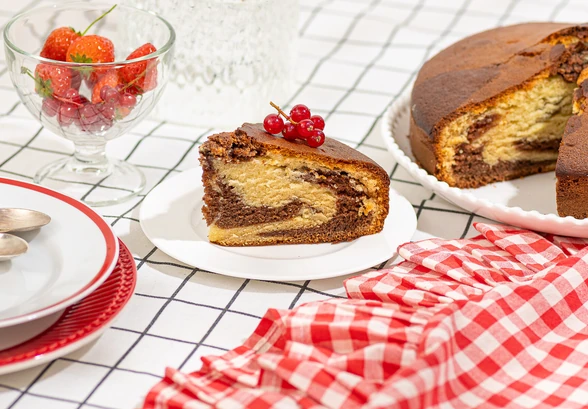 Рецепт «Кекс «Зебра»»