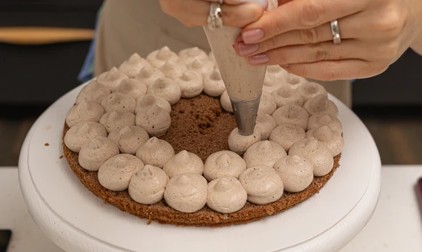 Торт «Графские развалины», шаг 8/13