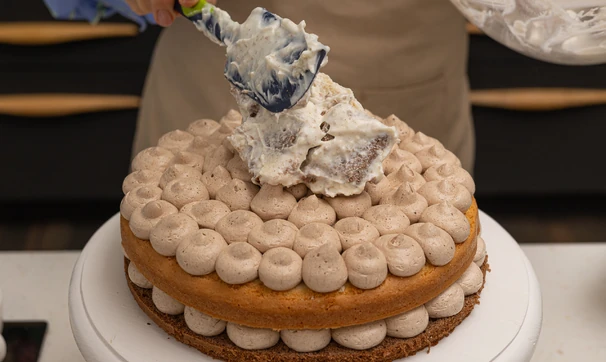 Торт «Графские развалины», шаг 11/13