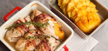 Рецепты с&nbsp;ананасом: готовим курицу, салат, соус, запекаем в&nbsp;духовке и&nbsp;фантазируем с&nbsp;соком