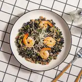 Чёрный птитим с&nbsp;креветками