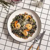 Чёрный птитим с&nbsp;креветками