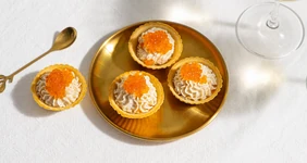 Тарталетки с&nbsp;икорным маслом