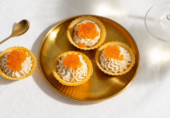 Рецепт «Тарталетки с&nbsp;икорным маслом»